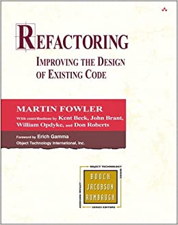 'Refactoring' by Martin Fowler